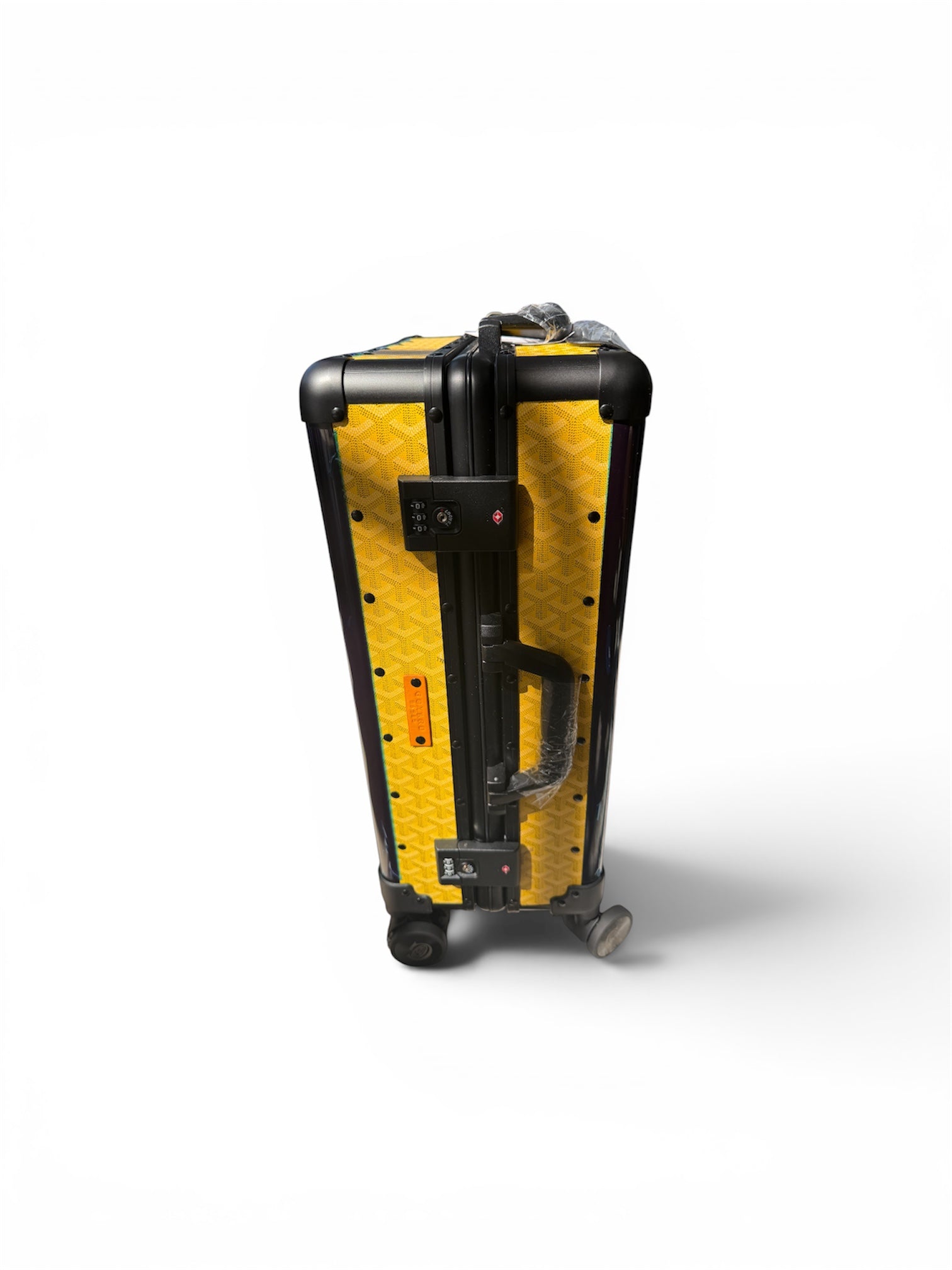 Goyard Hard-Shell Rolling Suitcase – Yellow